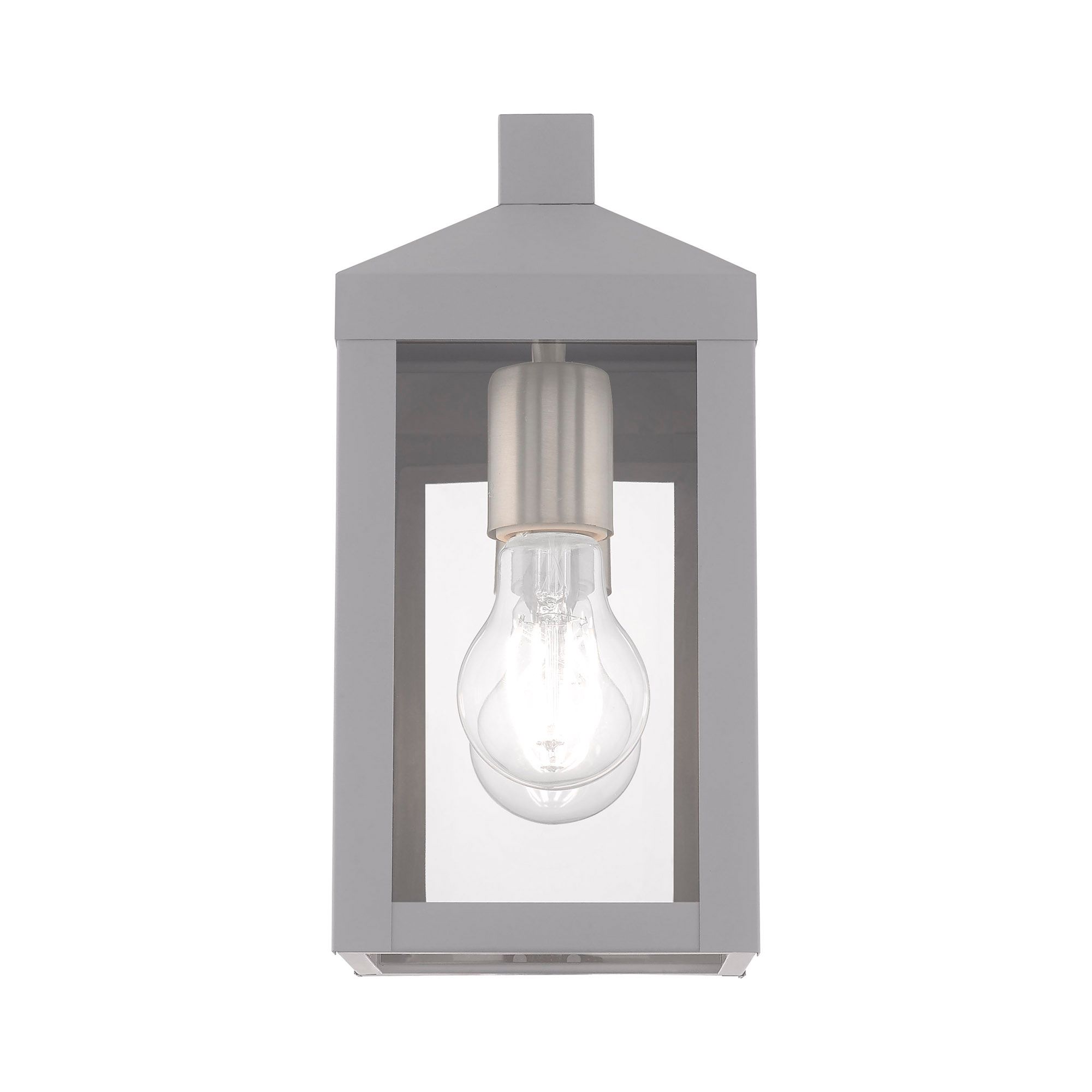 Image 5 Nyack 1 Light Nordic Gray Outdoor Wall Lantern more views