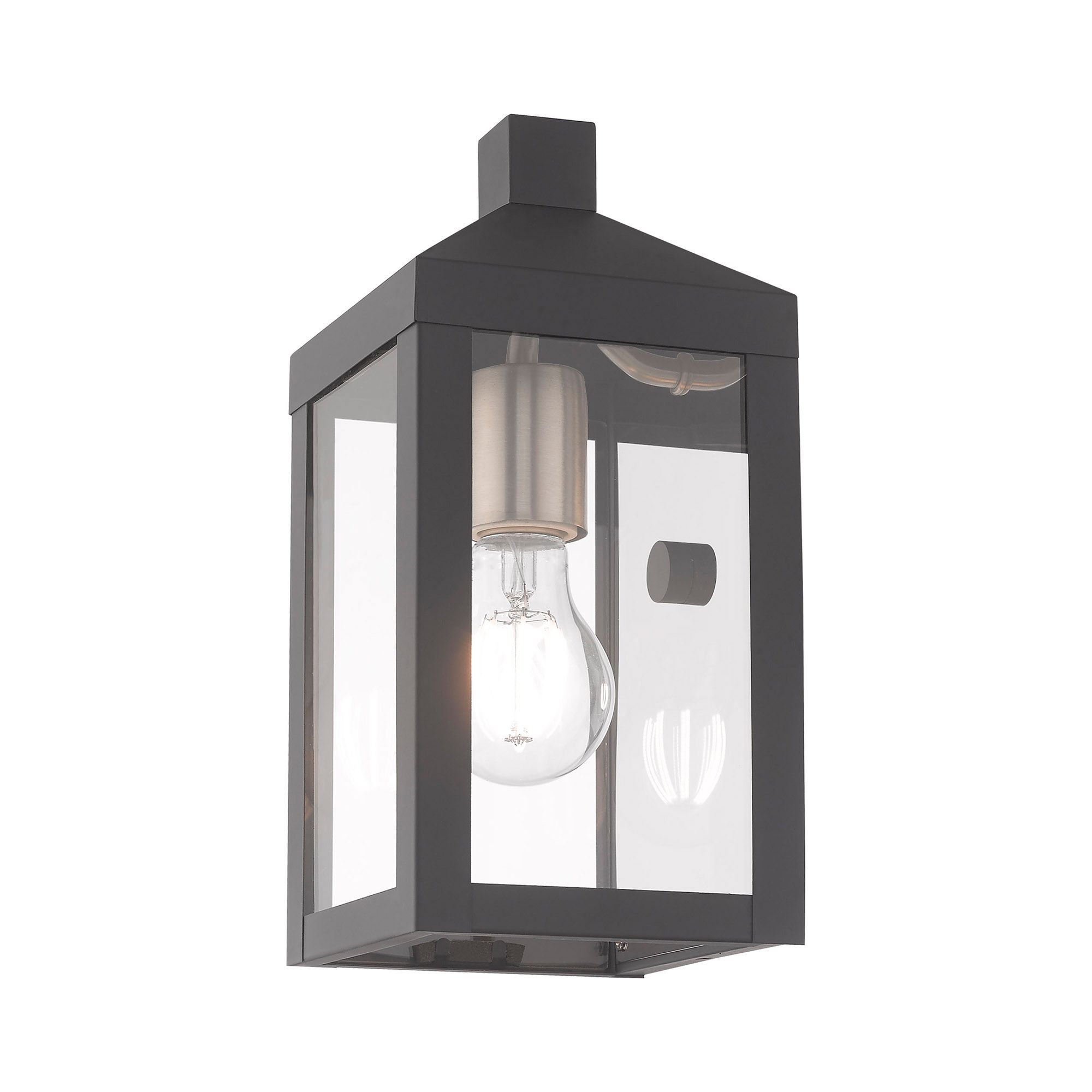 Nyack 1 Light Scandinavian Gray Outdoor Wall Lantern