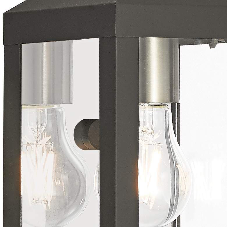 Image 2 Nyack 10 1/2" High Black Outdoor Wall Light more views