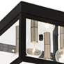 Nyack 10 1/2" Wide Black Outdoor Ceiling Light