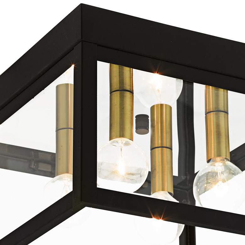 Image 3 Nyack 10 1/2" Wide Bronze Outdoor Ceiling Light more views