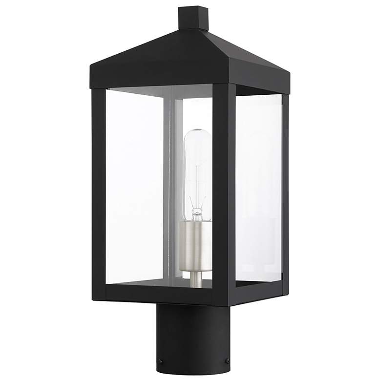 Image 4 Nyack 15 1/4" High Black Outdoor Post Light more views
