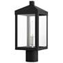 4_Nyack 15 1/4" High Black Outdoor Post Light more views