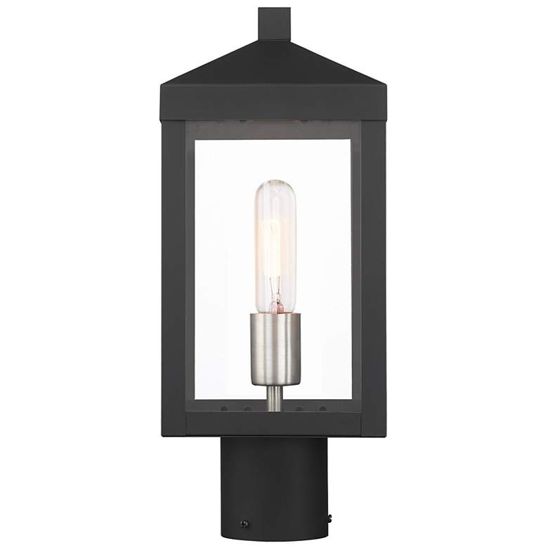 Image 5 Nyack 15 1/4" High Black Outdoor Post Light more views