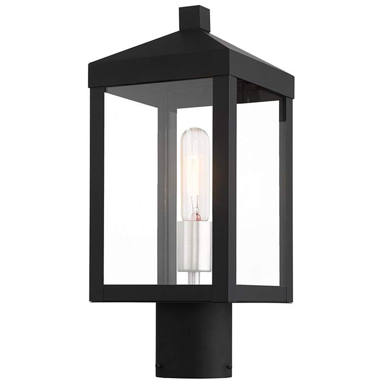 Image 6 Nyack 15 1/4" High Black Outdoor Post Light more views