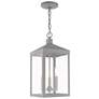 3_Nyack 18 1/2" High Nordic Gray 3-Light Outdoor Hanging Light