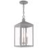 Nyack 18 1/2" High Nordic Gray 3-Light Outdoor Hanging Light