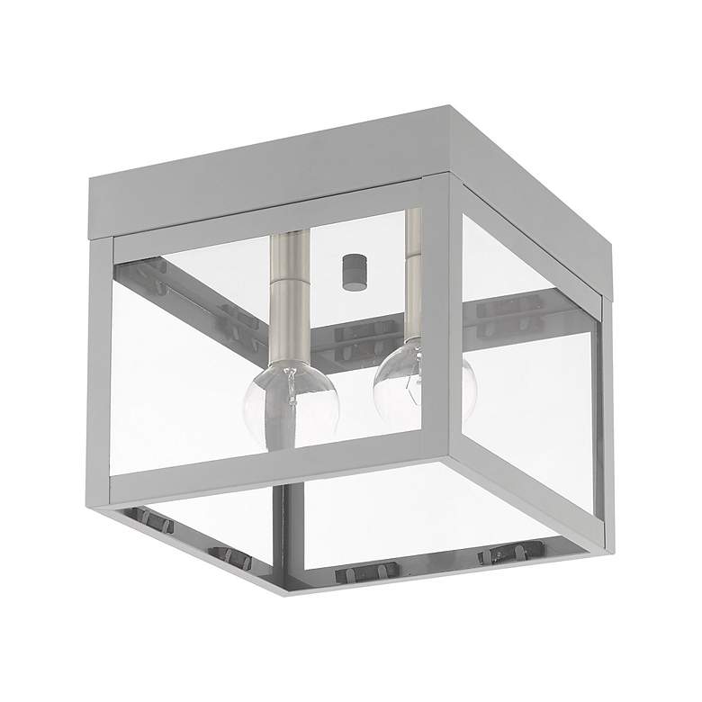 Image 3 Nyack 2 Light Nordic Gray Outdoor Ceiling Mount more views