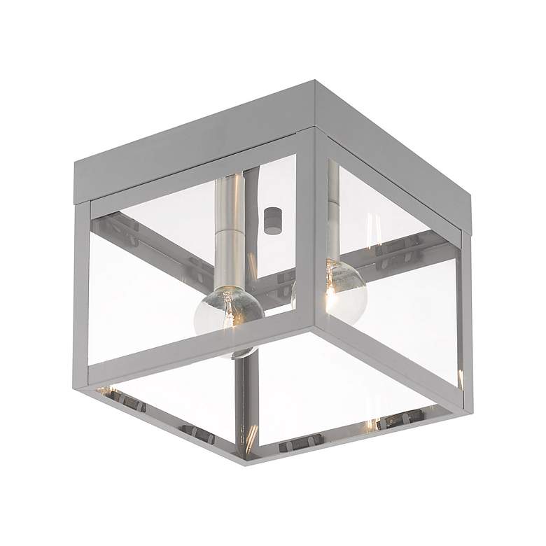 Image 5 Nyack 2 Light Nordic Gray Outdoor Ceiling Mount more views