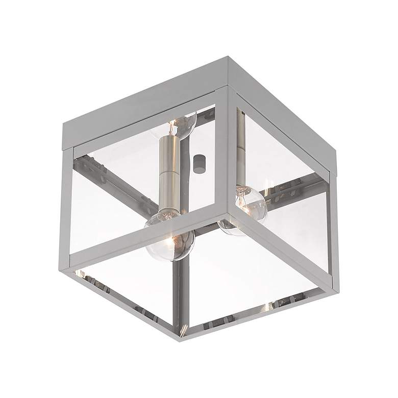 Image 6 Nyack 2 Light Nordic Gray Outdoor Ceiling Mount more views