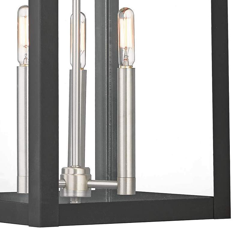 Image 3 Nyack 24" High Black Outdoor Hanging Light more views