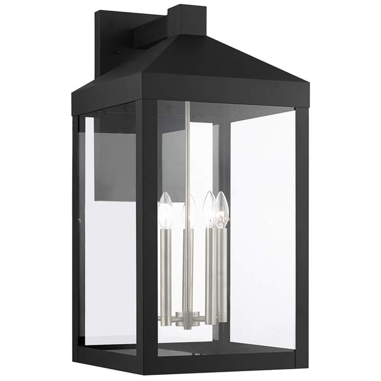 Image 1 Nyack 5 Light Black Outdoor Wall Lantern