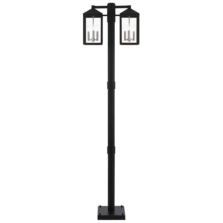 Image 1 Nyack 6 Light Black Outdoor Post Light