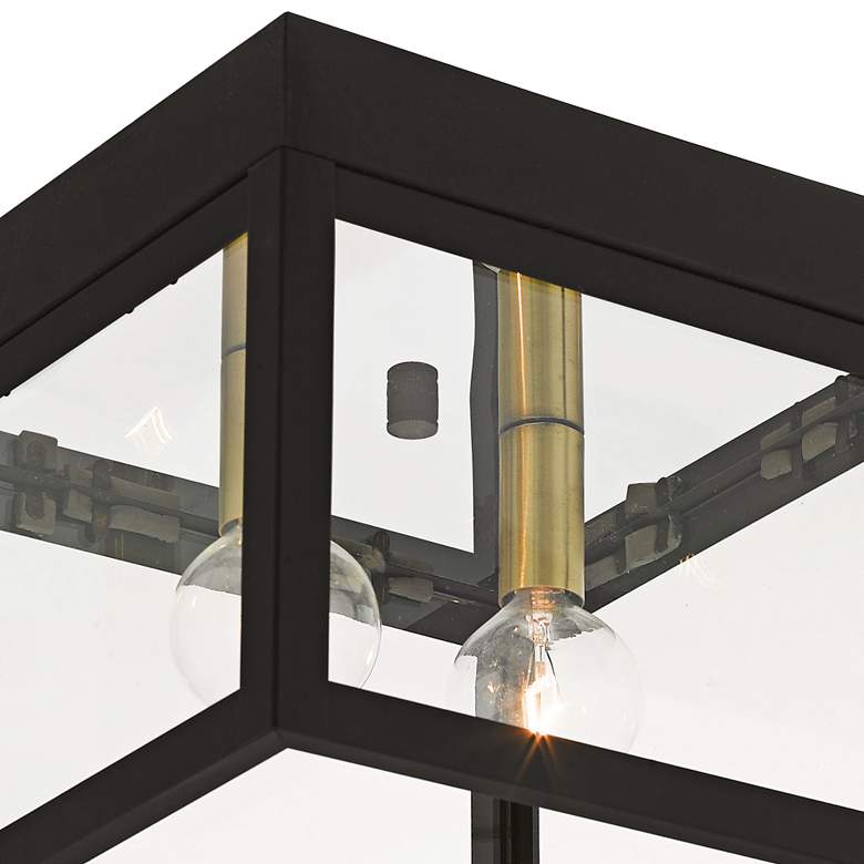 Image 2 Nyack 8" Wide Bronze Outdoor Ceiling Light more views