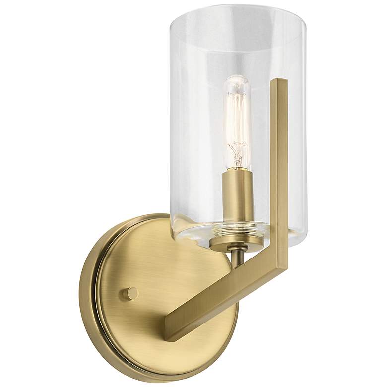 Image 1 Nye 10 inch  Wall Lt Brass