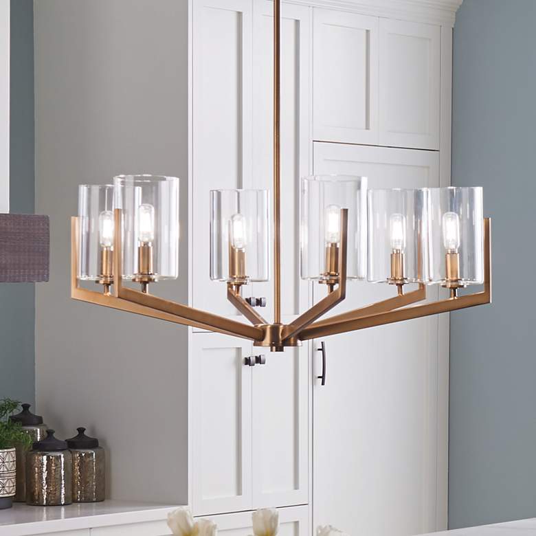 Image 1 Nye 15" Chandelier Brass