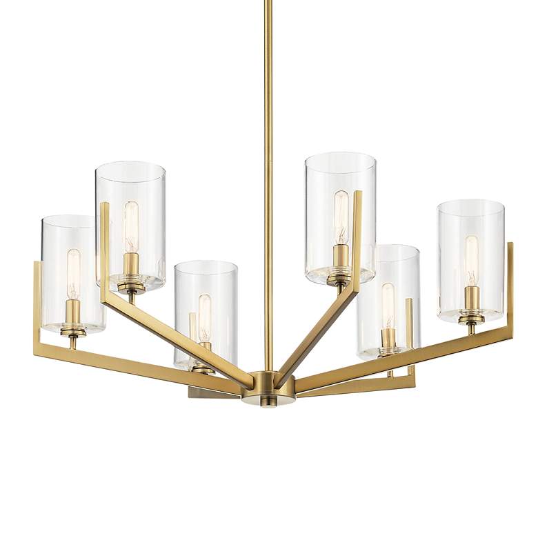 Image 4 Nye 15" Chandelier Brass more views