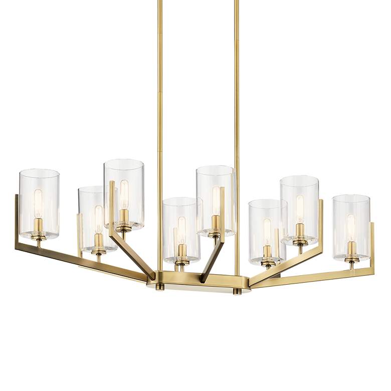 Image 6 Nye 8 Lt Chandelier Brass more views