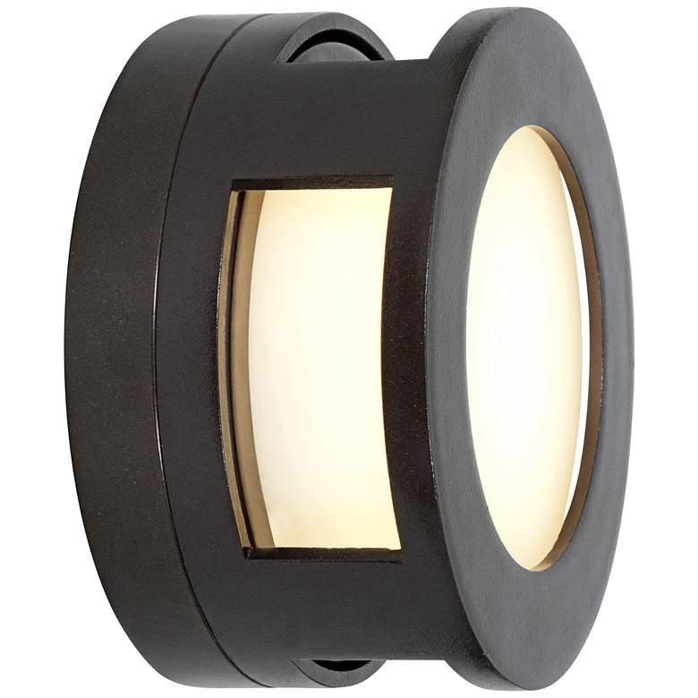Image 1 Nymph 6 1/2" High Bronze LED Outdoor Wall Light
