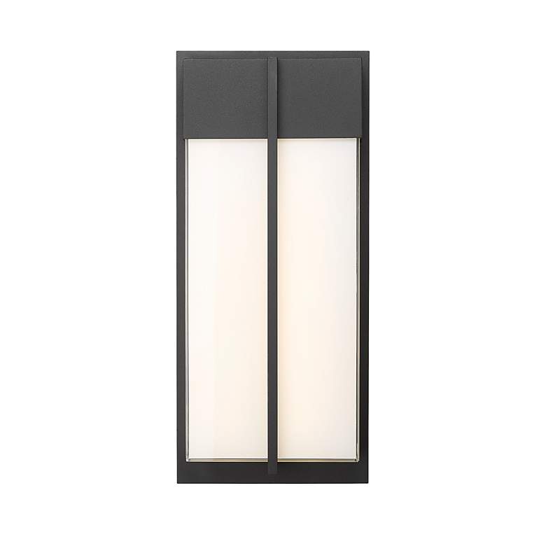 Image 5 Nyx 18" High Black LED Outdoor Wall Light more views