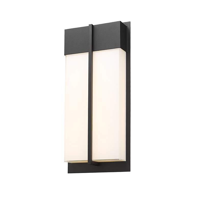 Image 6 Nyx 18" High Black LED Outdoor Wall Light more views