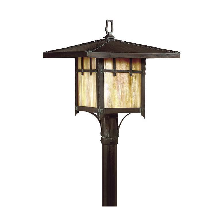 Image 1 Oak Knoll Collection 18 3/8 inch High Outdoor Post Light