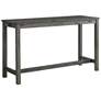 2_Oak Lawn Dark Gray 4-Piece Table and Stool Set w/ USB Ports more views