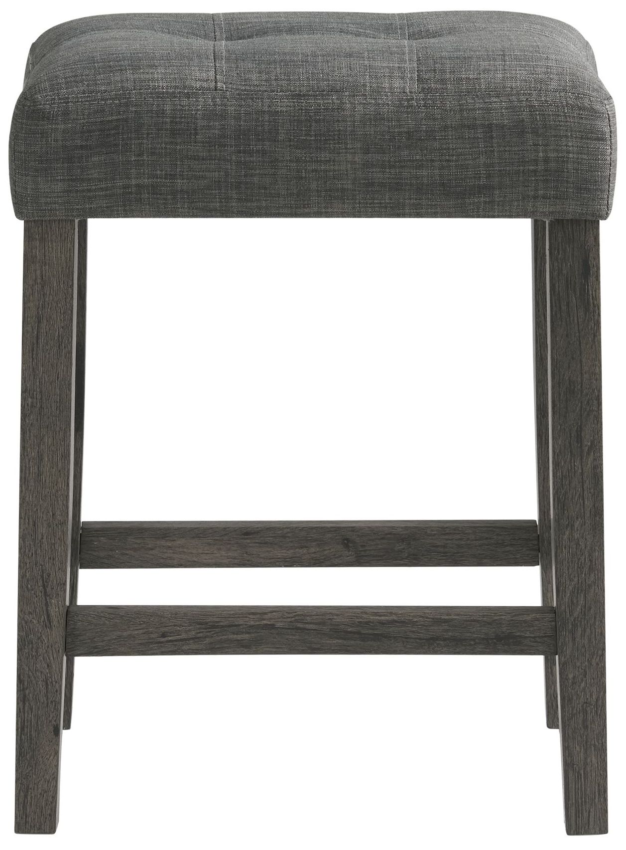 Oak Lawn Dark Gray 4-Piece Table and Stool Set w/ USB Ports