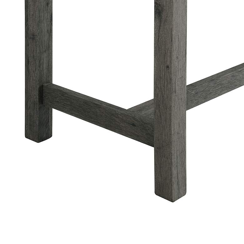 Image 6 Oak Lawn Dark Gray 4-Piece Table and Stool Set w/ USB Ports more views