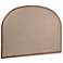 Oak & Linen Arch King Size Headboard, Natural
