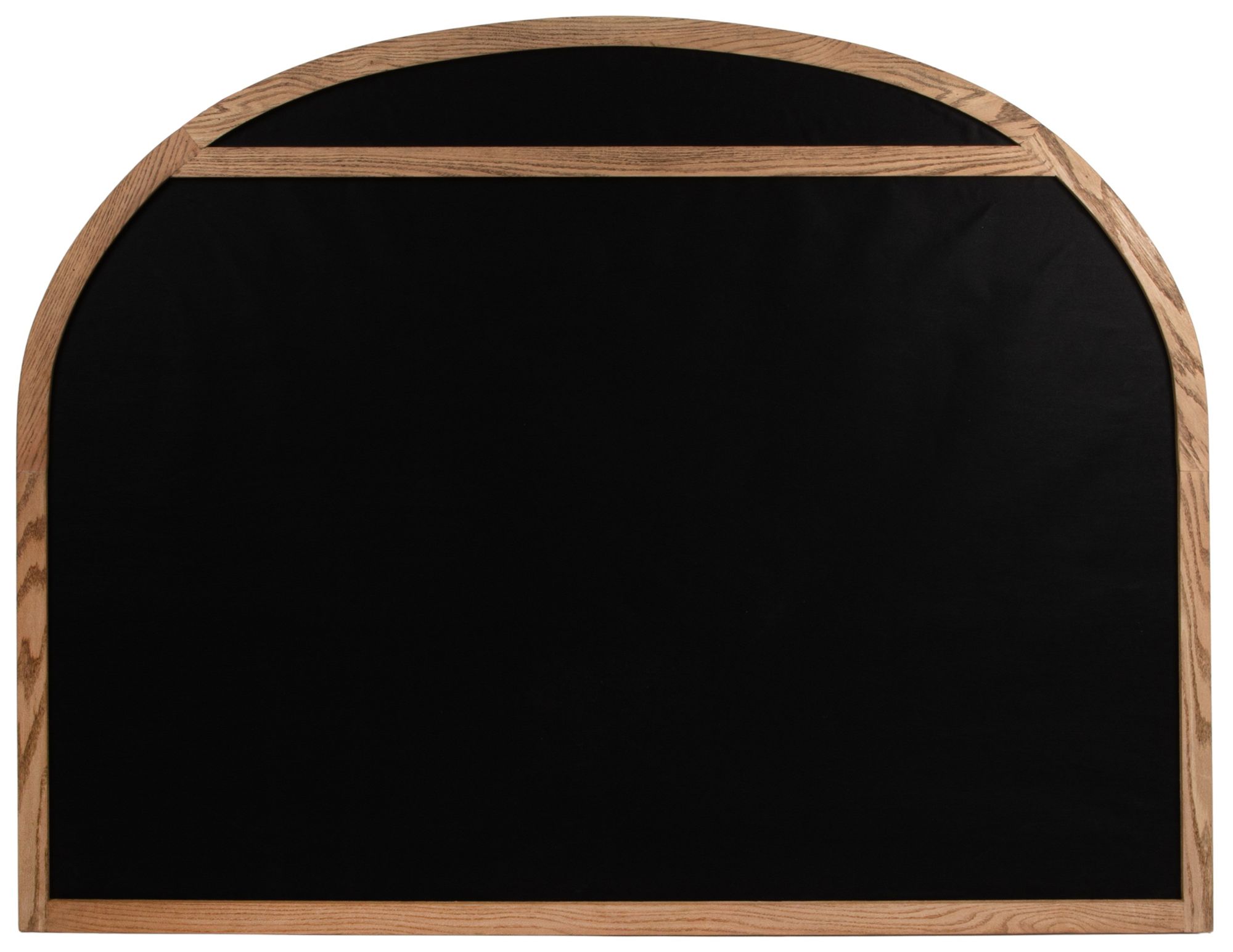 Image 5 Oak & Linen Arch King Size Headboard, Natural more views