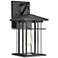 Oak Park 14" High 1-Light Outdoor Sconce - Matte Black