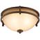 Oak Valley Collection 15" Wide Scavo Glass Ceiling Light