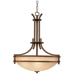 Oak Valley Collection Scavo Glass 5-Light Pendant Chandelier