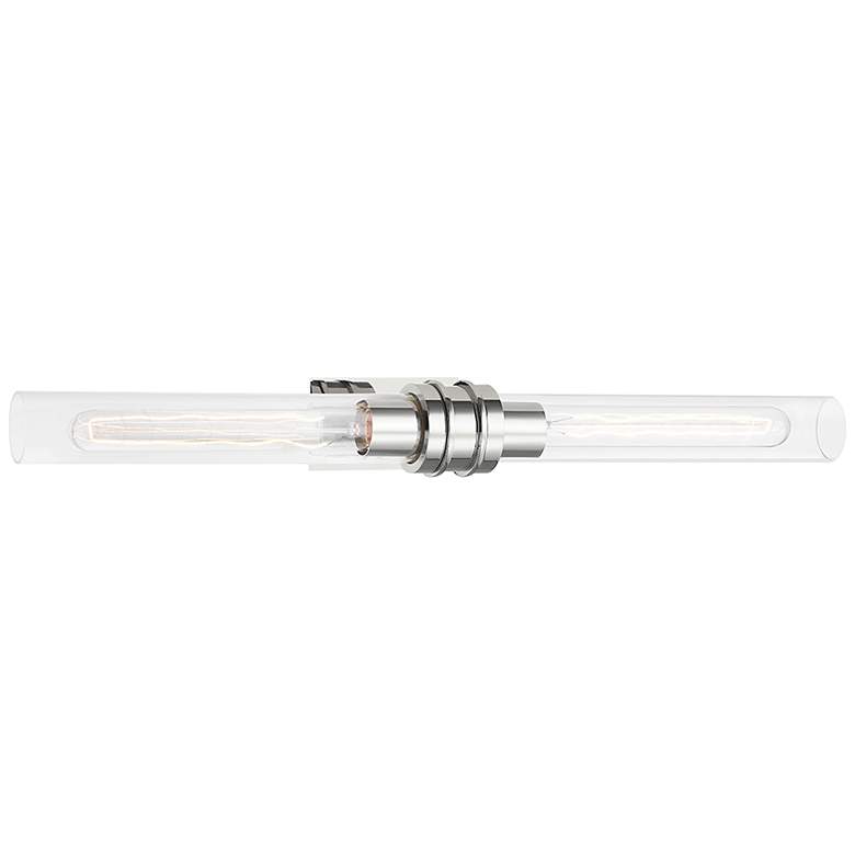 Image 1 Oakfield 24" Wide Polished Nickel 2-Light Bath Light