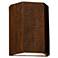 Oakheart-10-inch-high-ceramic-wood-up/down-LED-outdoor-wall-light