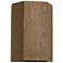 Oakheart-15-inch-high-ceramic-wood-LED-up/down-outdoor-wall-light