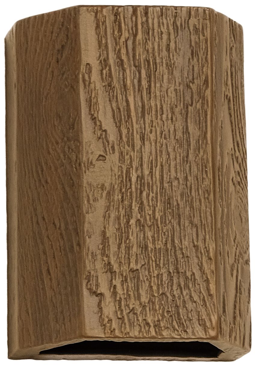 Oakheart-8.5-inch-high-ceramic-wood-up/down-LED-outdoor-wall-light