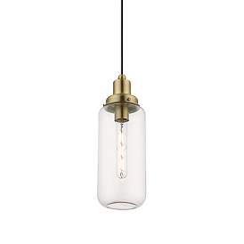 Image5 of Oakhurst 1 Light Antique Brass Mini Pendant more views