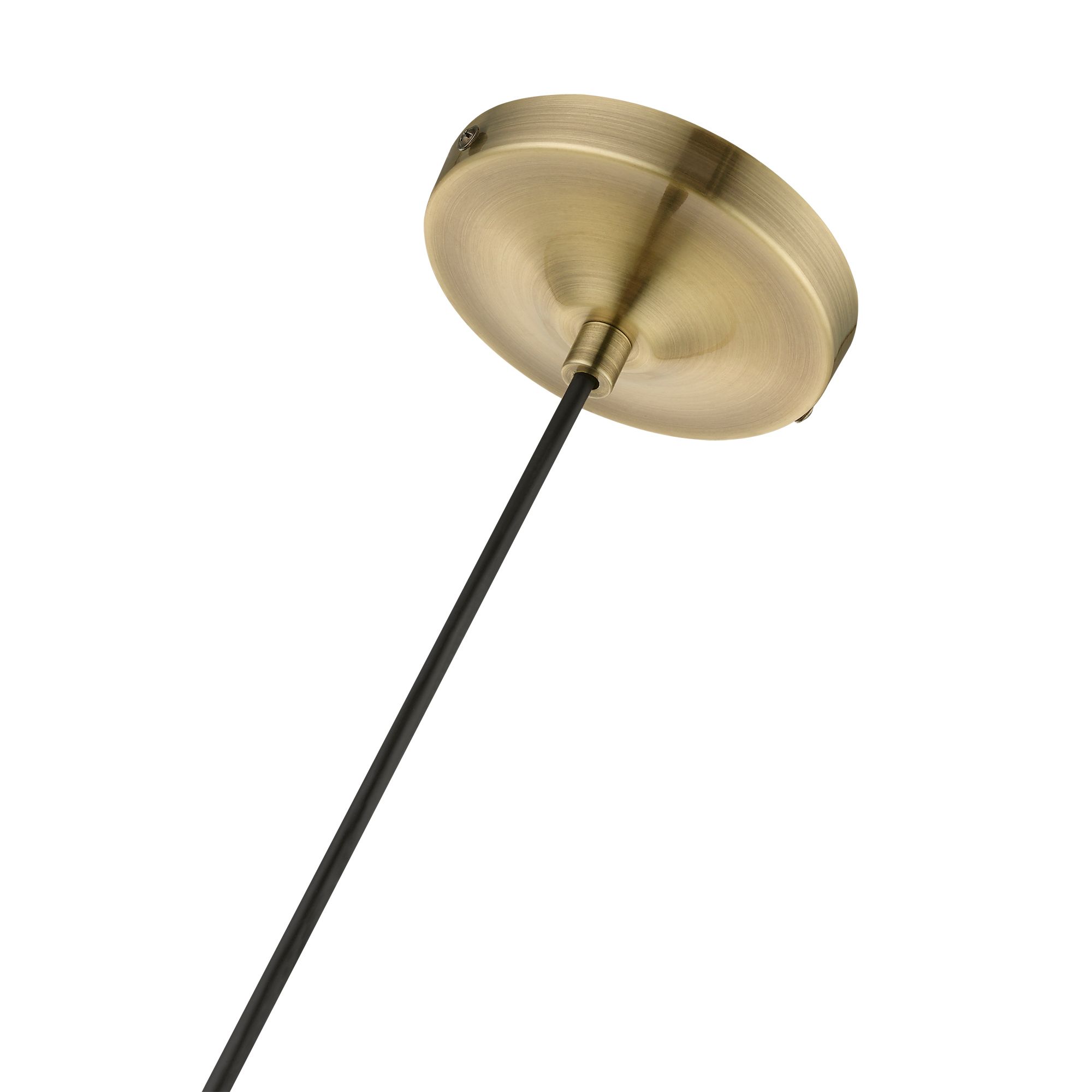 Oakhurst 1 Light Antique Brass Mini Pendant