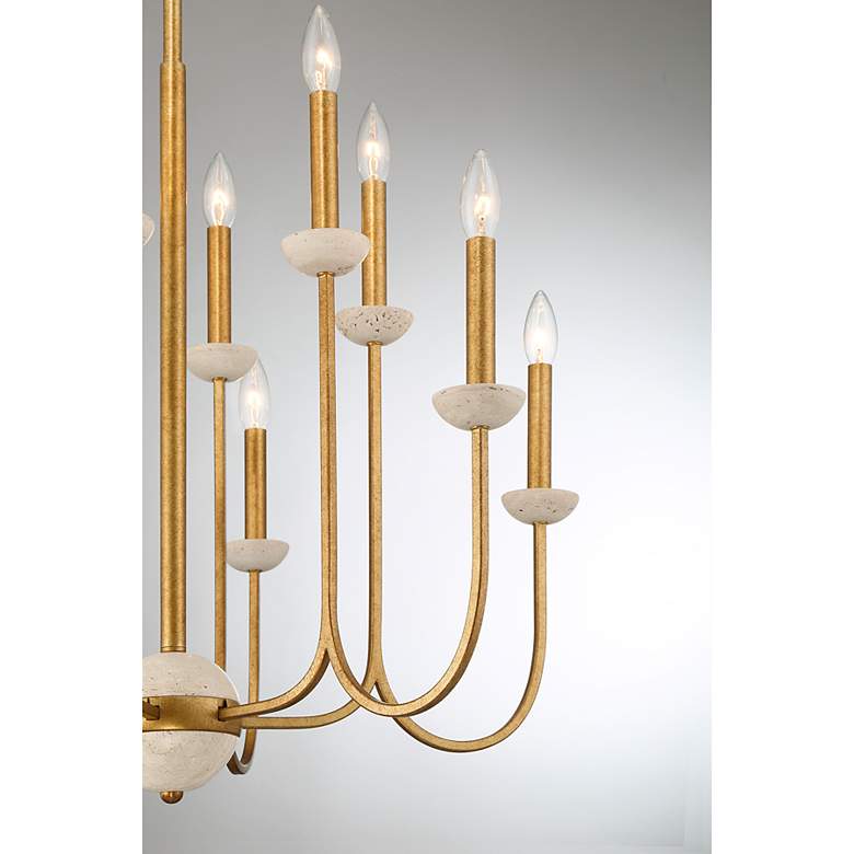 Image 6 Oakhurst 12-Light Chandelier in Antique Gold more views