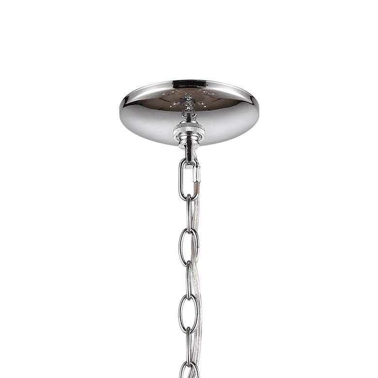 Image 4 Oakland 28.5" Wide 9-Light Chandelier - Chrome more views