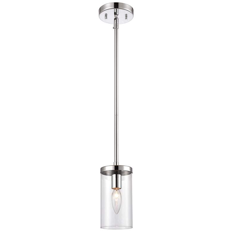 Image 1 Oakland 4" Wide 1-Light Mini Pendant - Chrome
