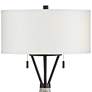 Oakland Gray Wash Tapered Table Lamp