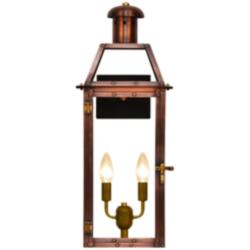 Oakley 21 1/2" High Antique Copper 2-Light Outdoor Wall Light
