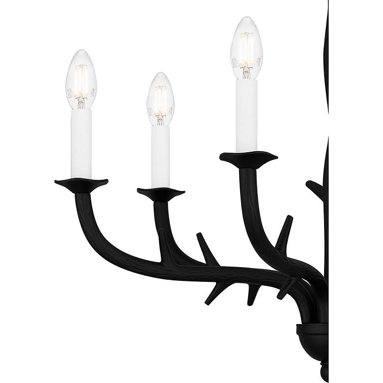 Image 5 Oakley 6-Light Earth Black Chandelier more views
