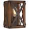 Oaklyn 12 1/2" High Rust Brown LED Wall Light