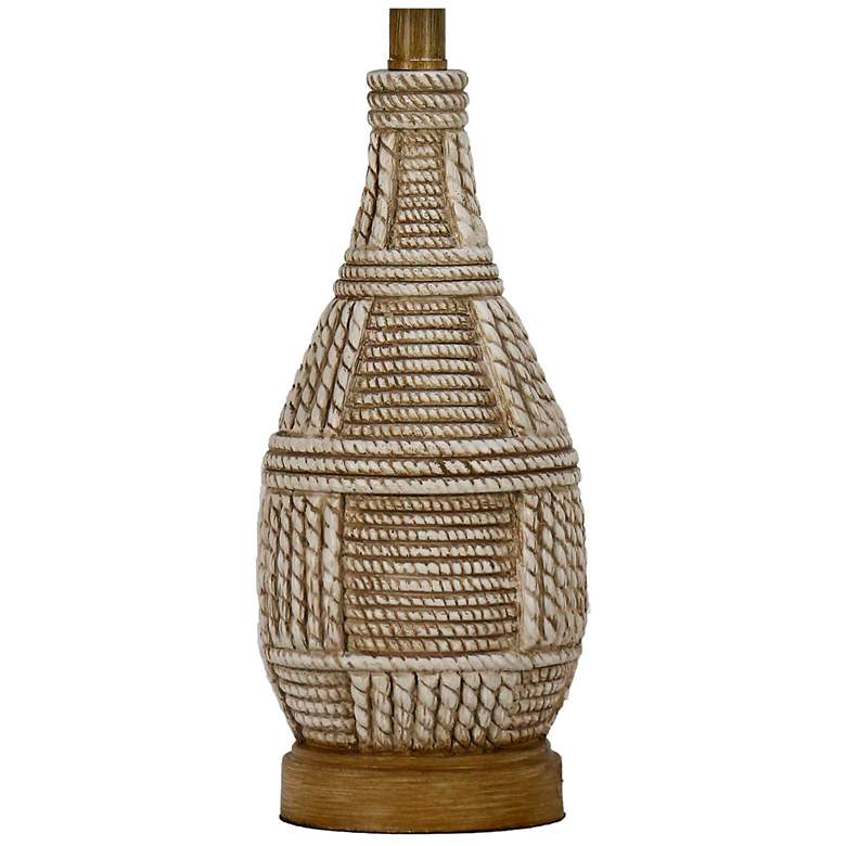 Image 2 Oakview Natural Beige Faux Rope Table Lamps Set of 2 more views