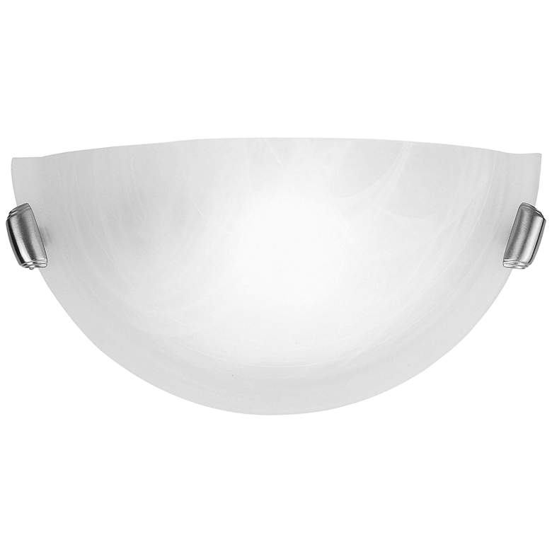 Image 3 Oasis 12-in W 1-Light Brushed Nickel Pocket Wall Sconce