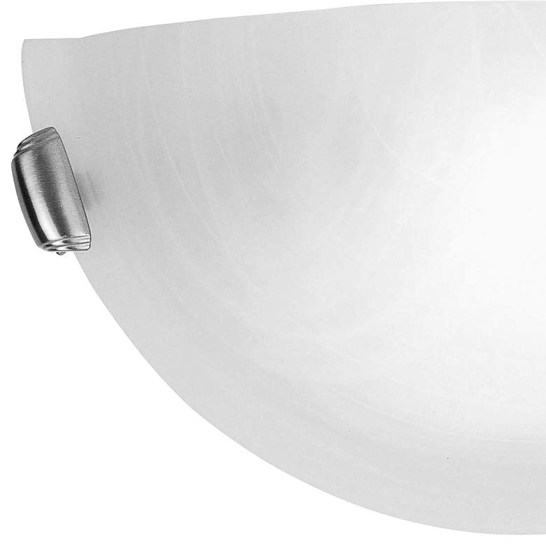 Image 4 Oasis 12-in W 1-Light Brushed Nickel Pocket Wall Sconce more views
